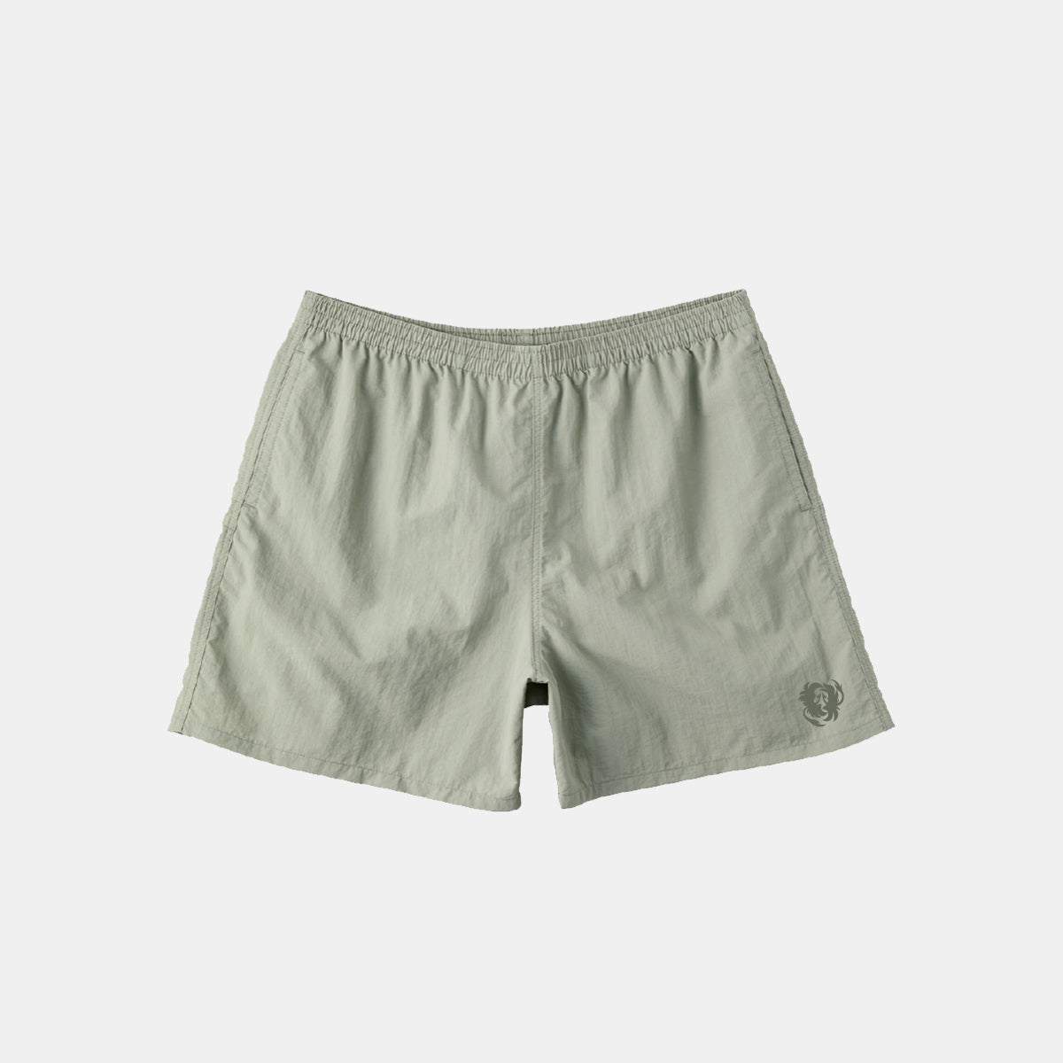 鳳凰刺繍ナイロンショートパンツ